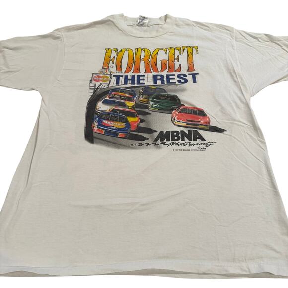 Vintage 1997 Nascar Forget the Rest T-Shirt - Size XL - Picture 1 of 6